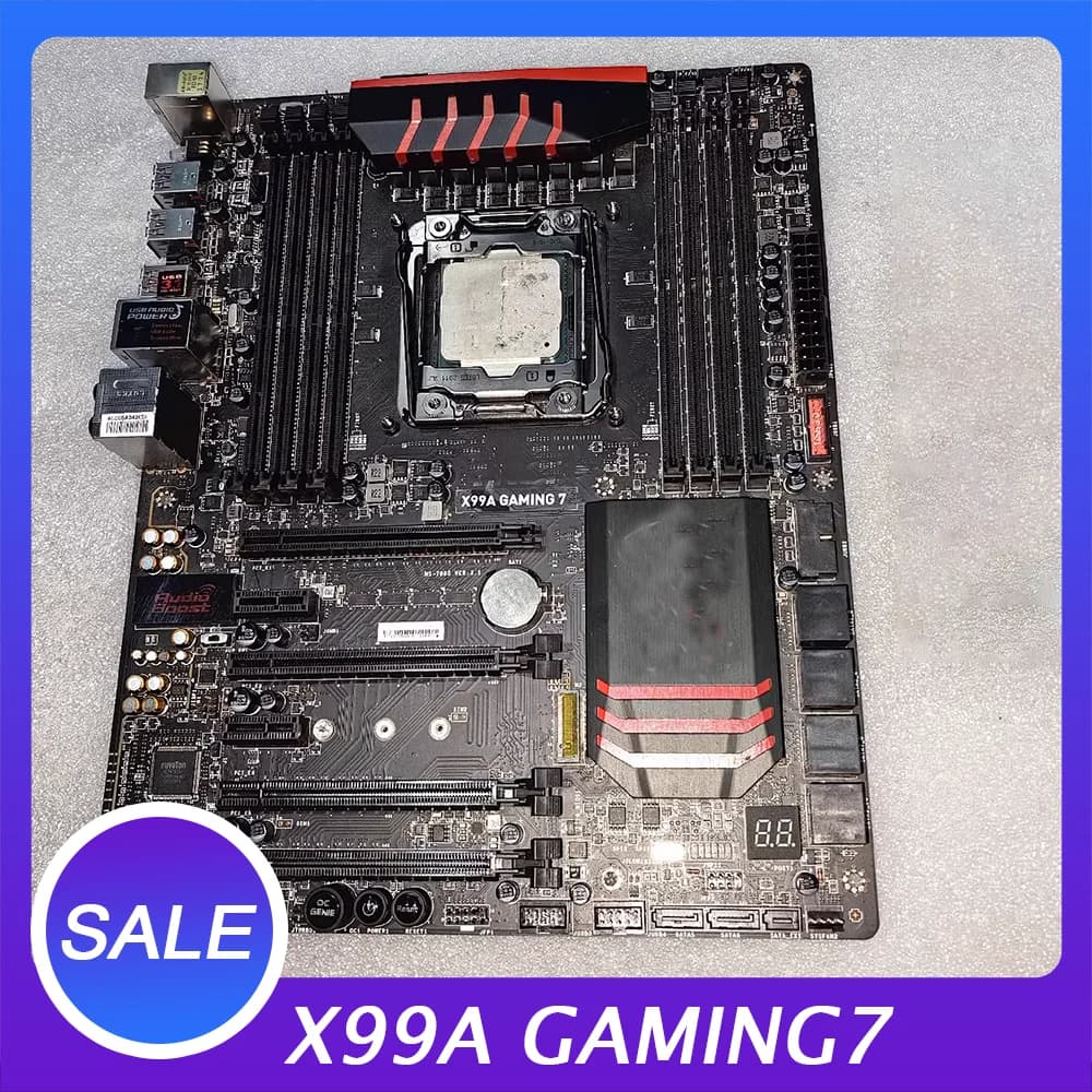 For MSI motherboard Supports Core 5/6th generation 2011 interface processors across the range X99A GAMING7