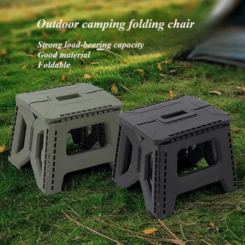 Thickening Folding Plastic Stool, Outdoor Folding Chair, Portable Stools, Fishing, Small Stool, Student, Camping Chair