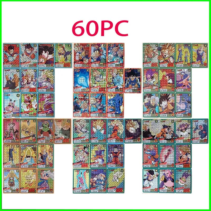 Dragon Ball Collectible Cards Boys Games Toys Table Games Birthday Gifts DIY Anime Ox-King Pilaf Kakarotto Premium Flash Cards