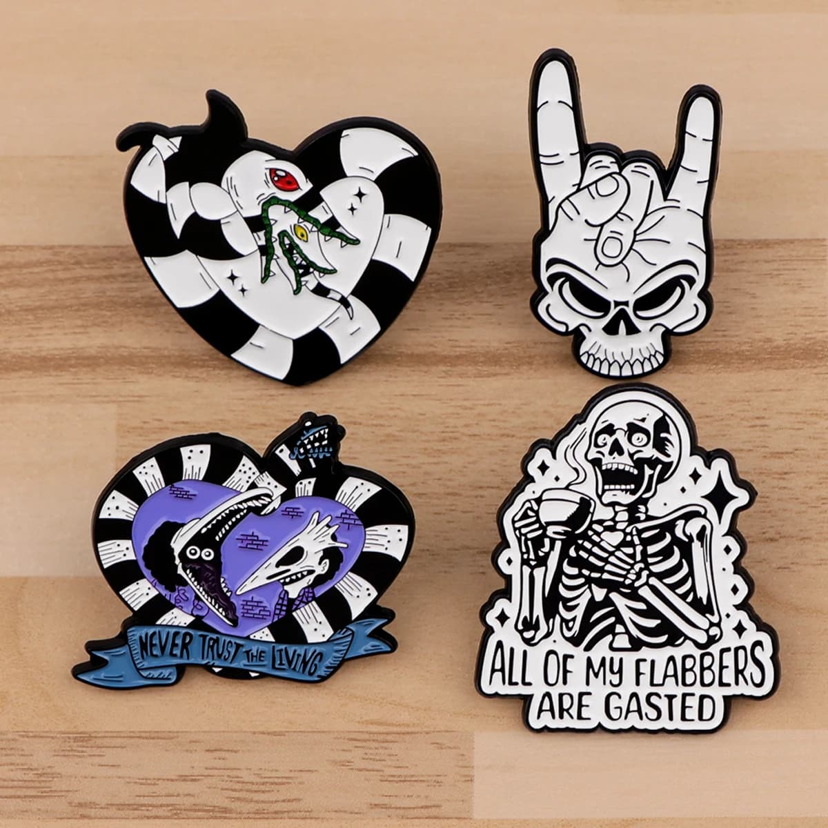 Movie Snake Enamel Pin Badges on Backpack Brooches for Women Men Lapel Pins Halloween Jewelry Cosplay Accessories Toys Gift