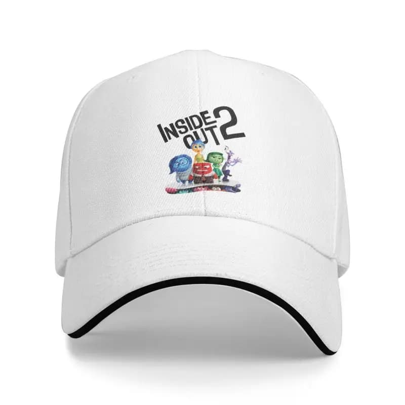 Custom Inside Out Character Anime Cartoon Baseball Cap for Men Women Adjustable Unisex Dad Hat