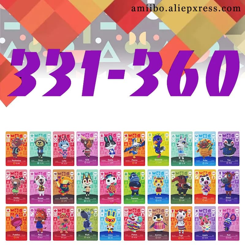 (331 to 360)NFC Printing Card NTAG215 Printed Card for NS Games