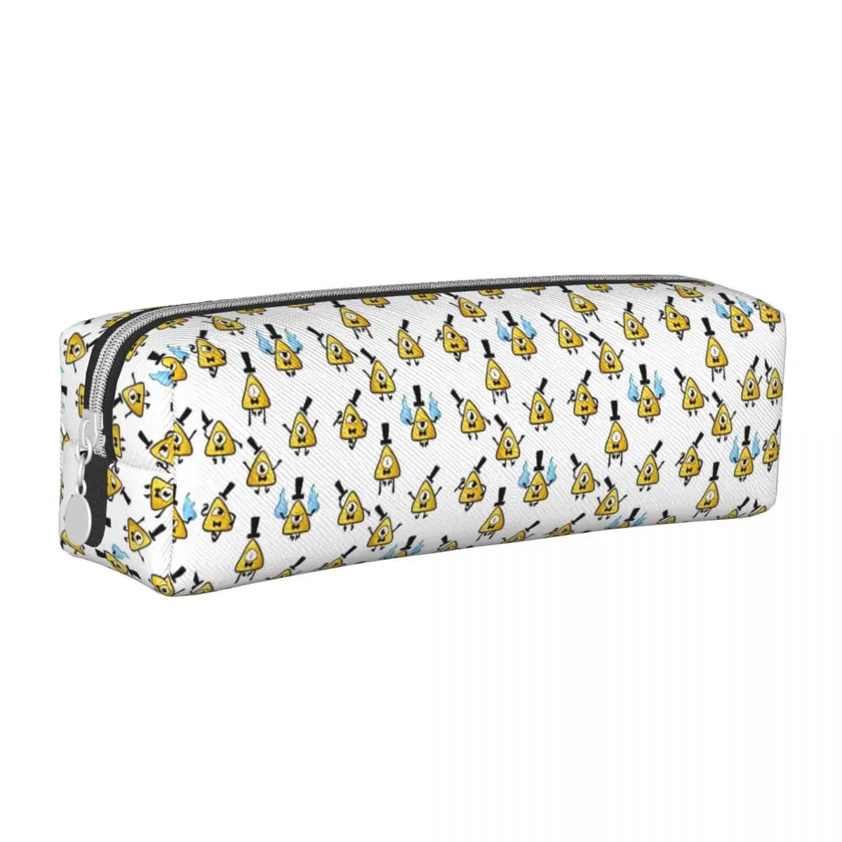 Gravity Fall Bill Cipher Cartoon Pencil Case Fun Pen Holder Bags Girl Boy Large Storage School Supplies Zipper Pencilcases