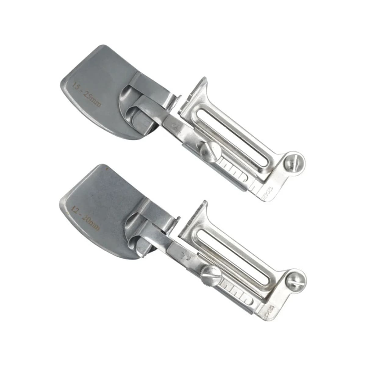 2PCS Adjustable Sewing Rolled Hemmer Foot Wide Rolled Pressure Foot Sewing Machine Presser Foot
