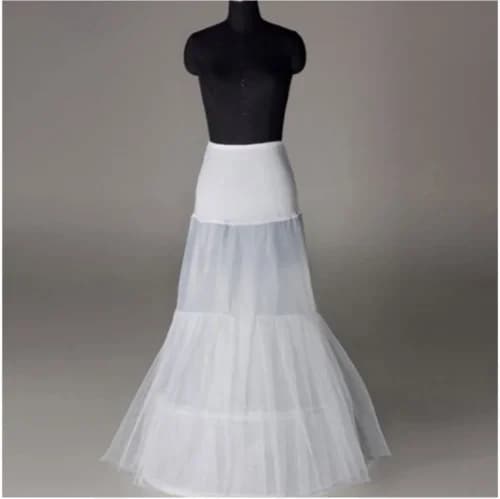 Wedding dress corset with 2 steel rings and a small fishtail petticoat 2022