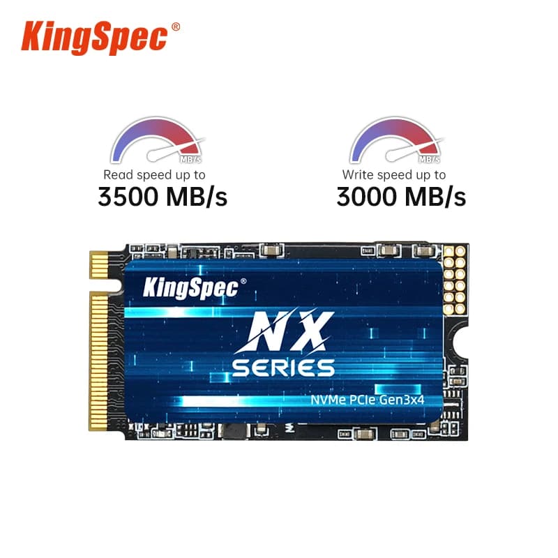 KingSpec M.2 NVMe PCIe 3.0 X4 SSD 256gb 1TB 128GB 512GB SSD M.2 2242 PCIe Hard Drive Disk Internal Solid State Drive for Laptop