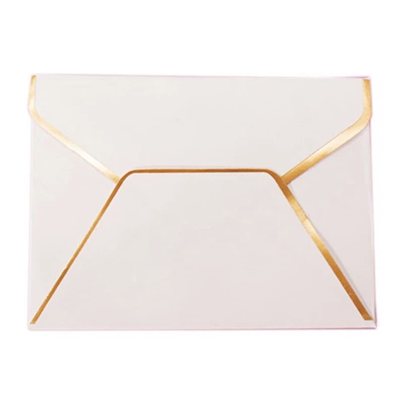 50Pcs Mini Envelopes Gift Card Envelopes Envelopes for Personalized Gift Cards Wedding Envelopes or Place Card White