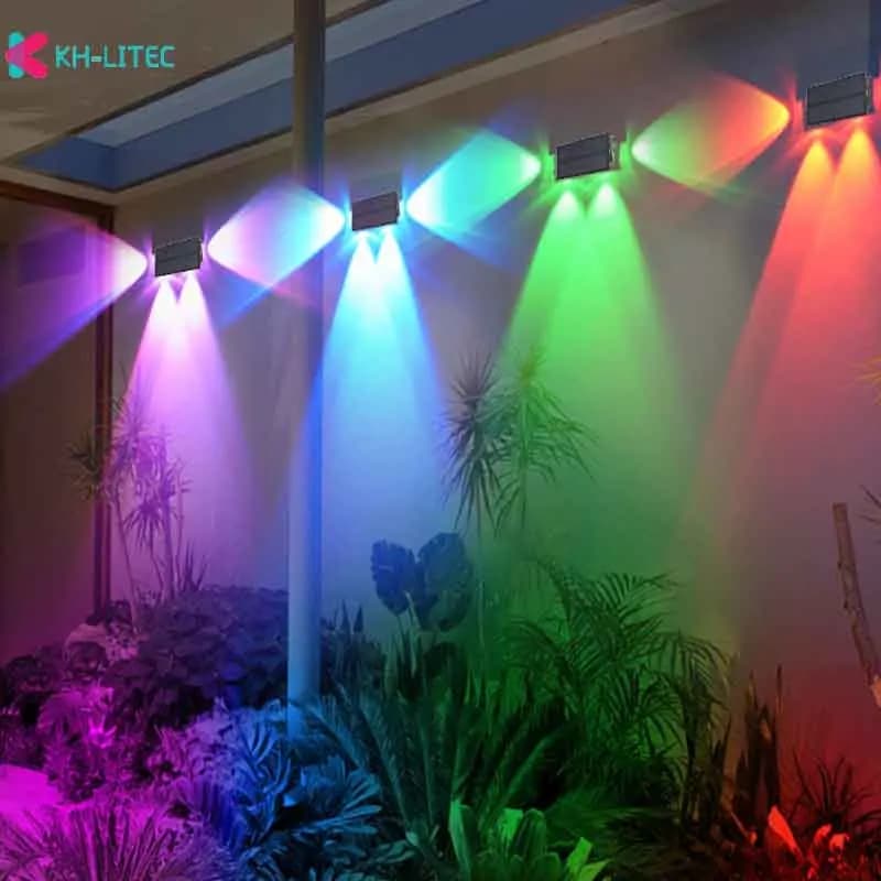 Solar LED Outdoor Light Solar Lighting Wall Lamp Streetlights Exterior Garden Decoration Garland Waterproof Solar Wall Light