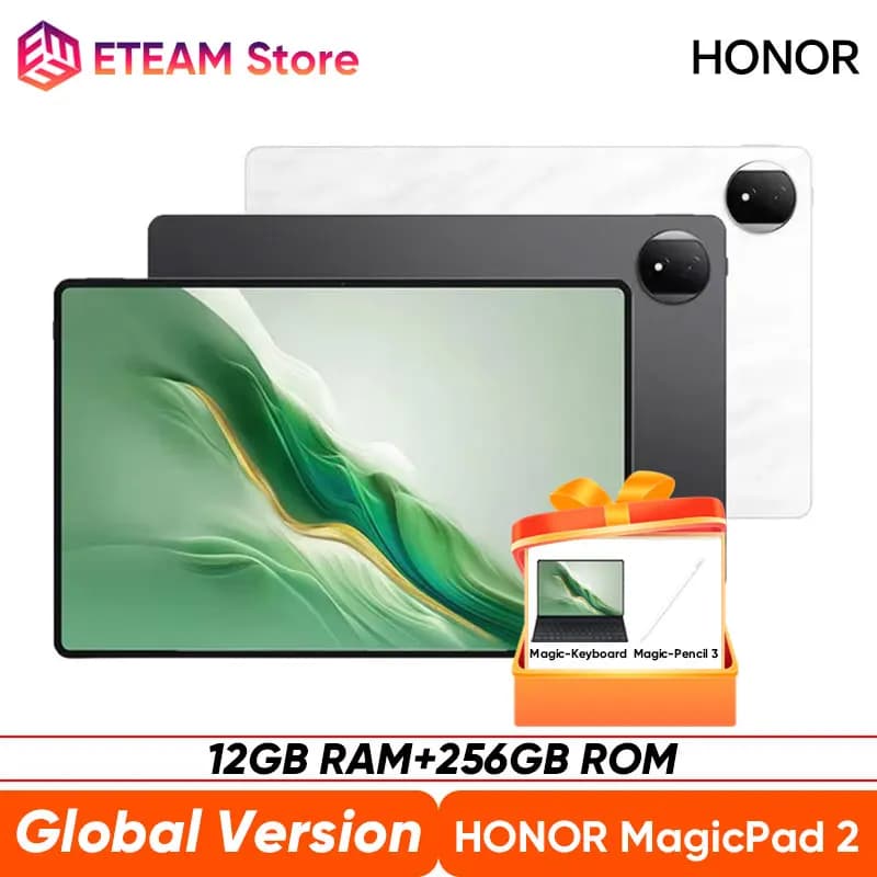 Global Version Honor Tablet MagicPad 2 12.3 inch 3K OLED 144Hz Display Pad 3rd Snapdragon 8s Gen 3 Processor 10050mAh Battery