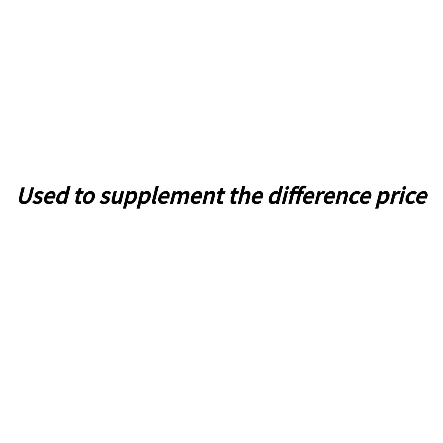 Supplement The Difference Price