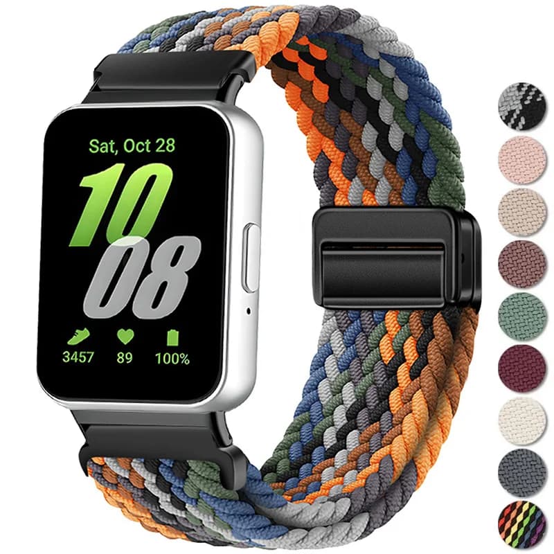 Magnetic for Samsung Galaxy Fit3 Strap Accessories watchband sport Nylon Adjustable Replacement correa bracelet Galaxy fit3 band