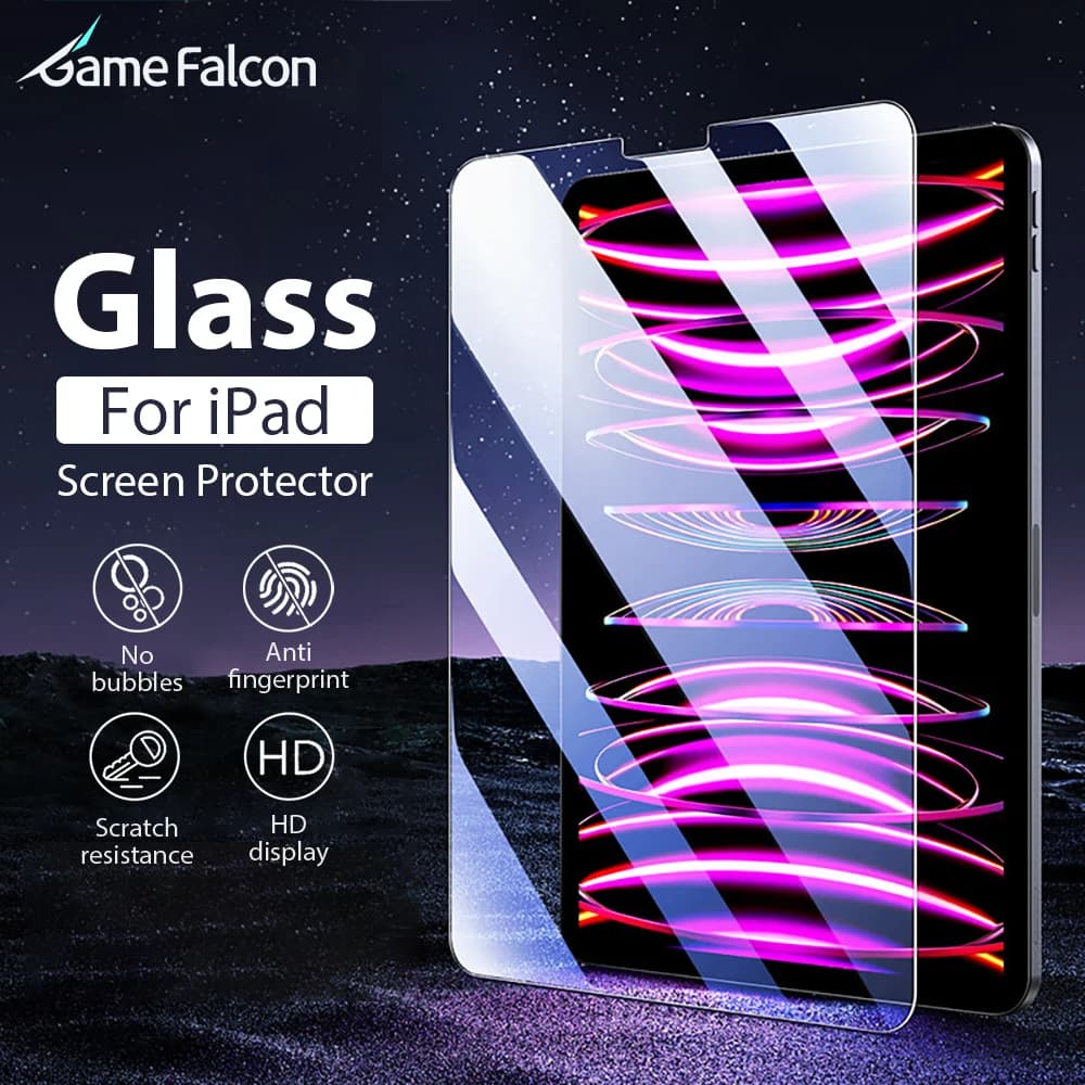 Tempered Glass Screen Protector For Ipad Pro 13 M4 2025 12.9 A16 11th Air 11 5 4 M3 M2 10 9 9th 10th 8 Generation Mini 7 6 Film