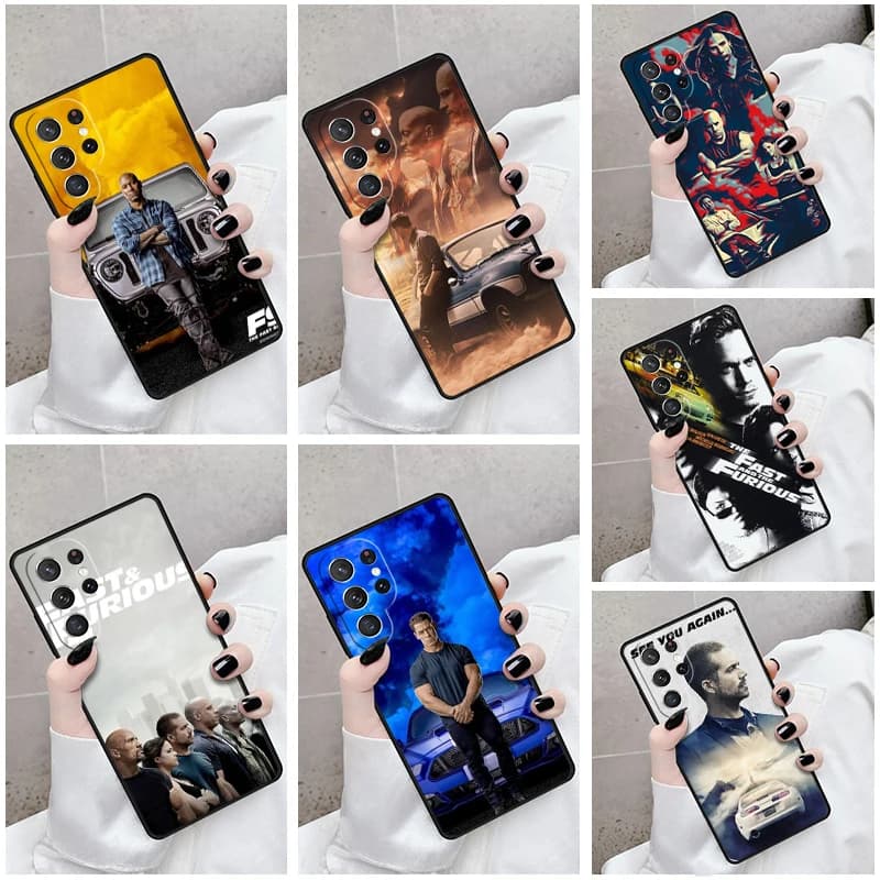 Phone Case For Samsung Galaxy S24 S23 S21fe S22 Ultra Plus Note 10 20 S8 S9 S10 Cover Fast and Furious Moive