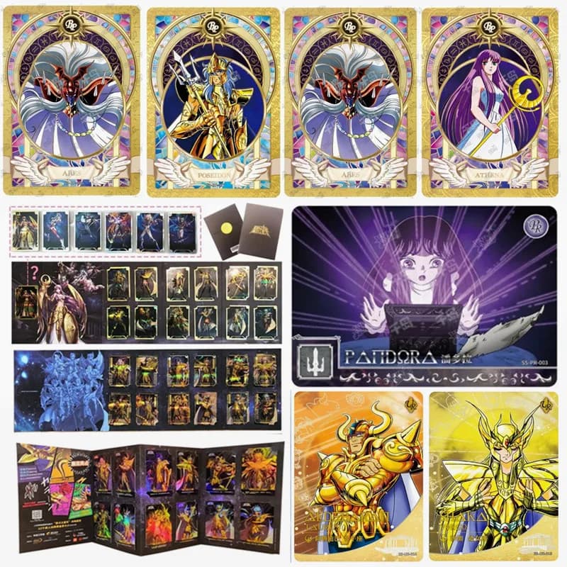 Original Saint Seiya 30th Anniversary BP UR Limited Edition Shining Card Enjoying Gold Saint Fit Card Commemorative Toy