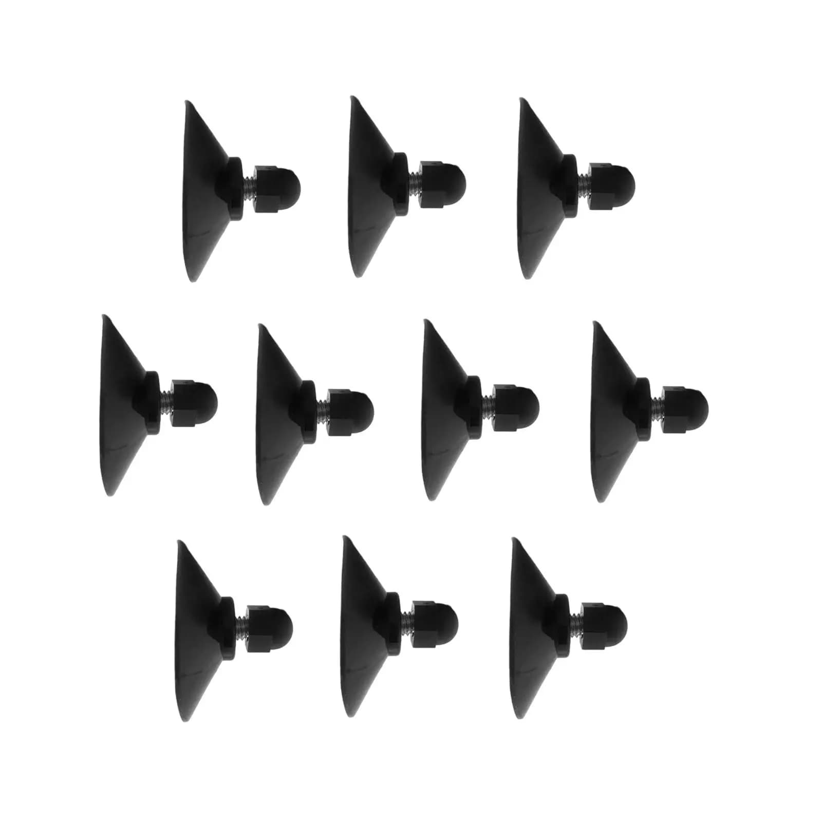 10 Pieces Screw Suction Cup Hanging Towels Easy to Install Easy Carrying M6 Diameter for Home Fiberglass Surface Metal Window