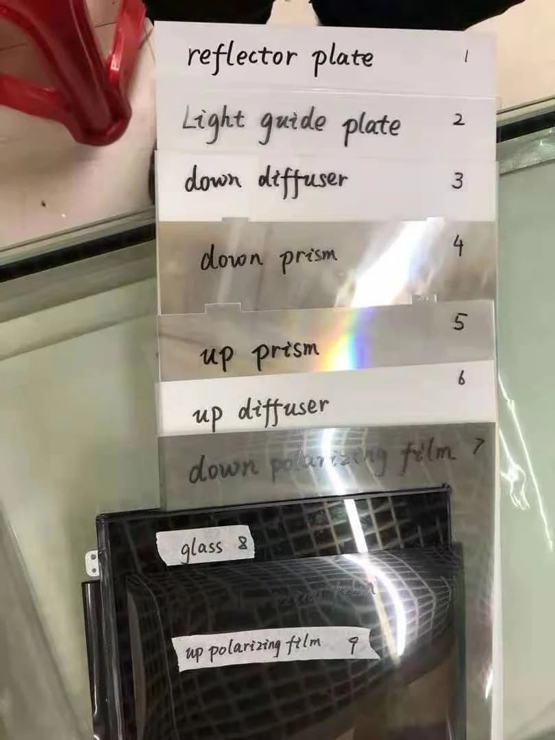 Customized Polarizer Backlight Paper LCD Backlight Specified Products