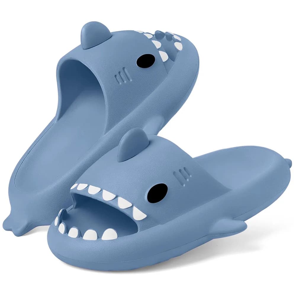 KIDMI Shark Cloud Slippers Shark Cute Slides for Women Man Summer Sandals Boys Girls Outdoor Beach Sandals Shower Couple Shoes