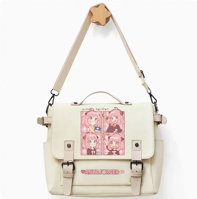 Anime SPY×FAMILY Loid Forger Anya Forger Crossbody Canvas Bags School Bag Unisex Messenger Bag Fashion Shoulder Bag 1253