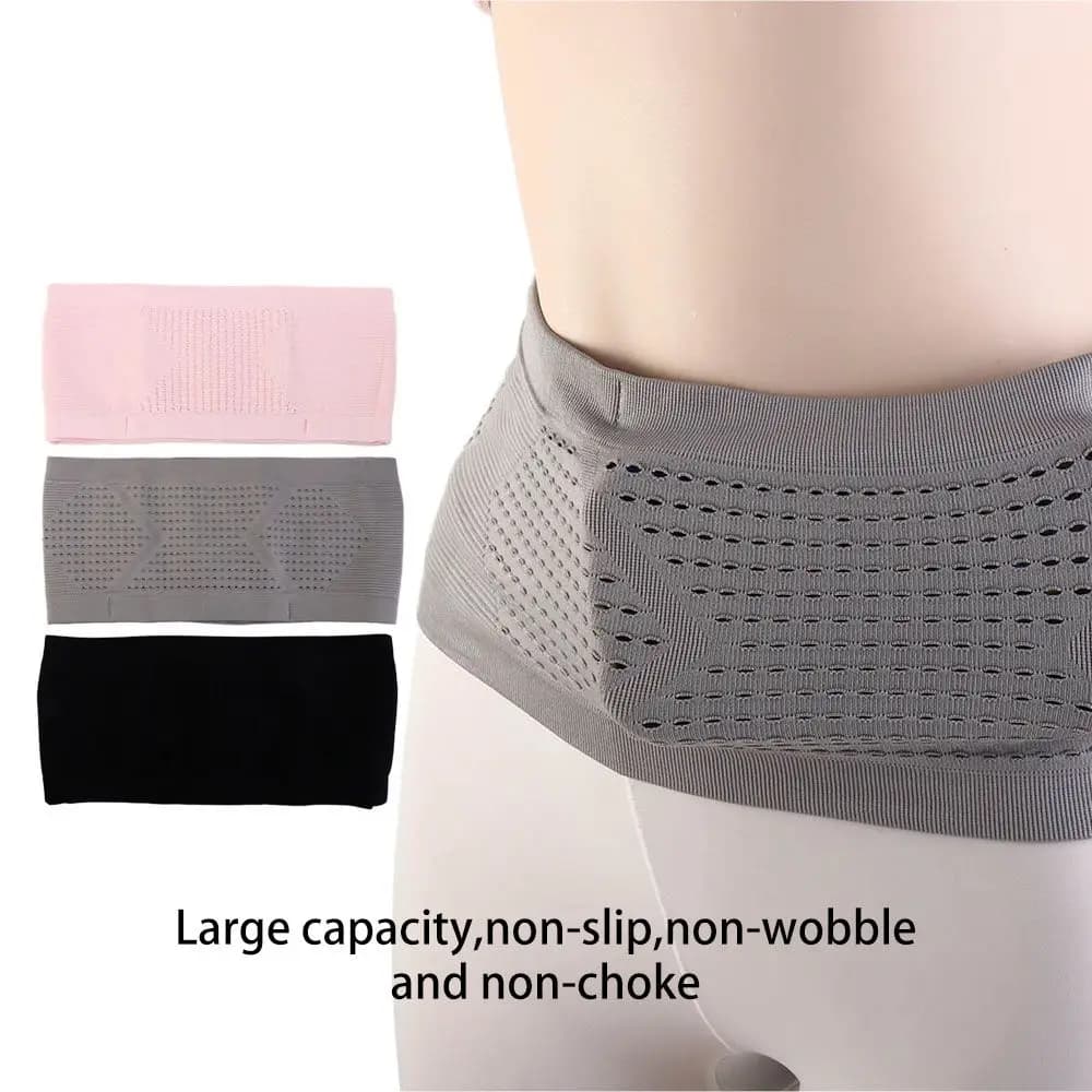 Slim Running Belt Running Waist Money Belt For Women Men Slim Running Belts Adjustable Sports Money Belt Holds Phone Money