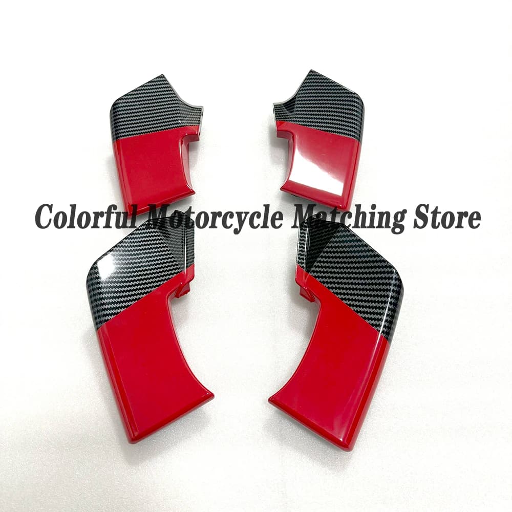 Motorcycle Winglet Aerodynamic Wing Kit Spoilers For DUCATI Streetfighter V4 /S/SP V2/S Black Spoiler Fxed Winglets Wings