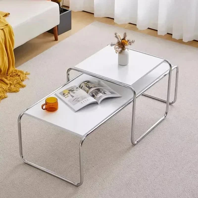 Living Room Sedentary Coffee Table Modern Design Metal Unique Coffee Table Advanced Sense Nordic Mesa Centro Home Furniture
