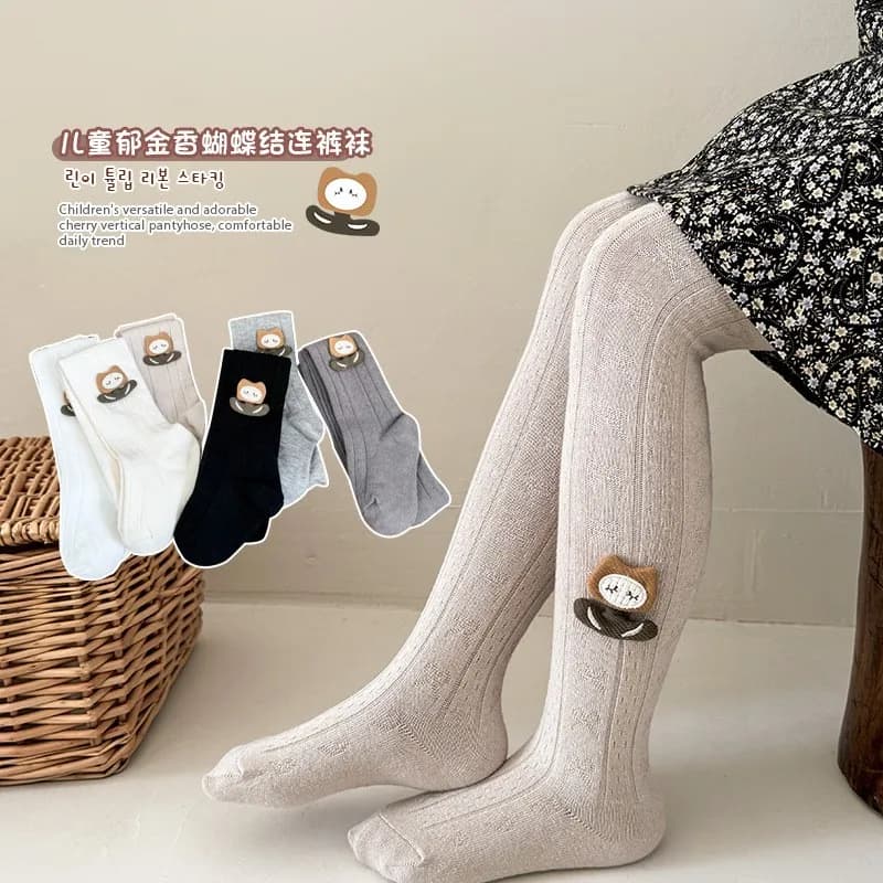 New children's socks manufacturers wholesale bear tulip baby leggings