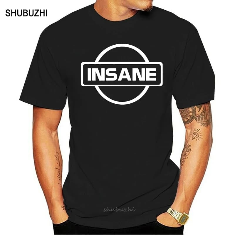 INSANE - Car Style Badge Jap Racer Motor Drift T-Shirt men cotton tshirt summer brand teeshirt euro size