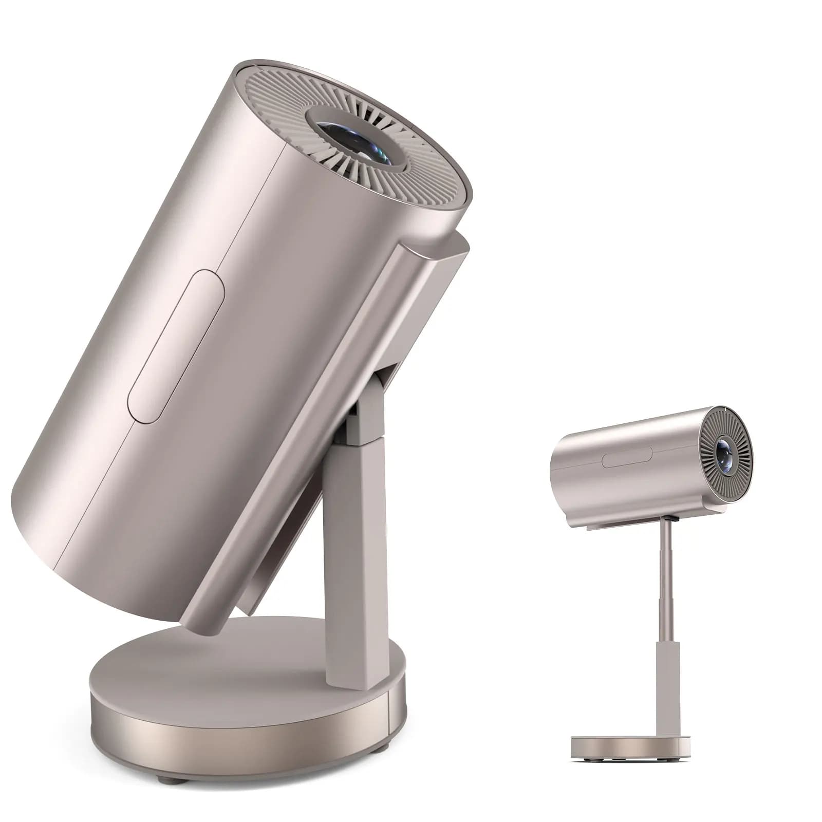 Portable Android  Projector 90°Adjust Stand Hight Adjustable Dustproof  1080p Support 4K  WiFi and Bluetooth (Mini TS3)