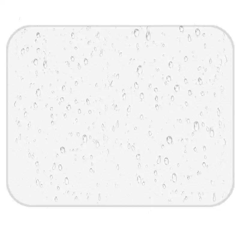 Glass Mouse Pad Game Mouse Pad Clear Tempered Glass Mice Mat Anti Slip Desk Mouse Pads Waterproof Smooth Mouse Mat
