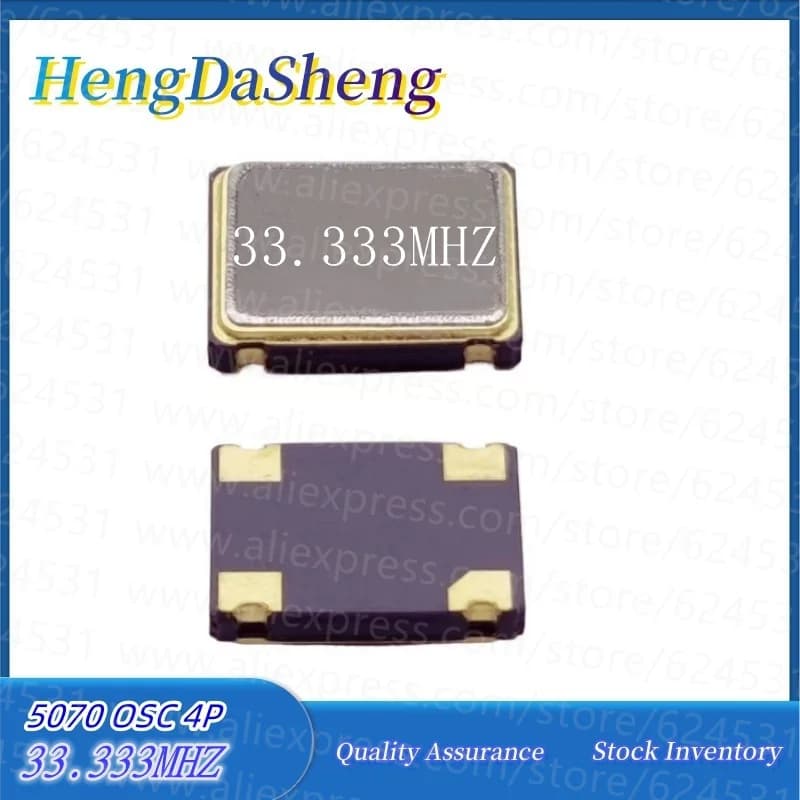 5Pcs/Lot New Original Active Chip OSC 5*7 5070 7050 33.333M 33.333MHZ Chip Crystal 4P Oscillator