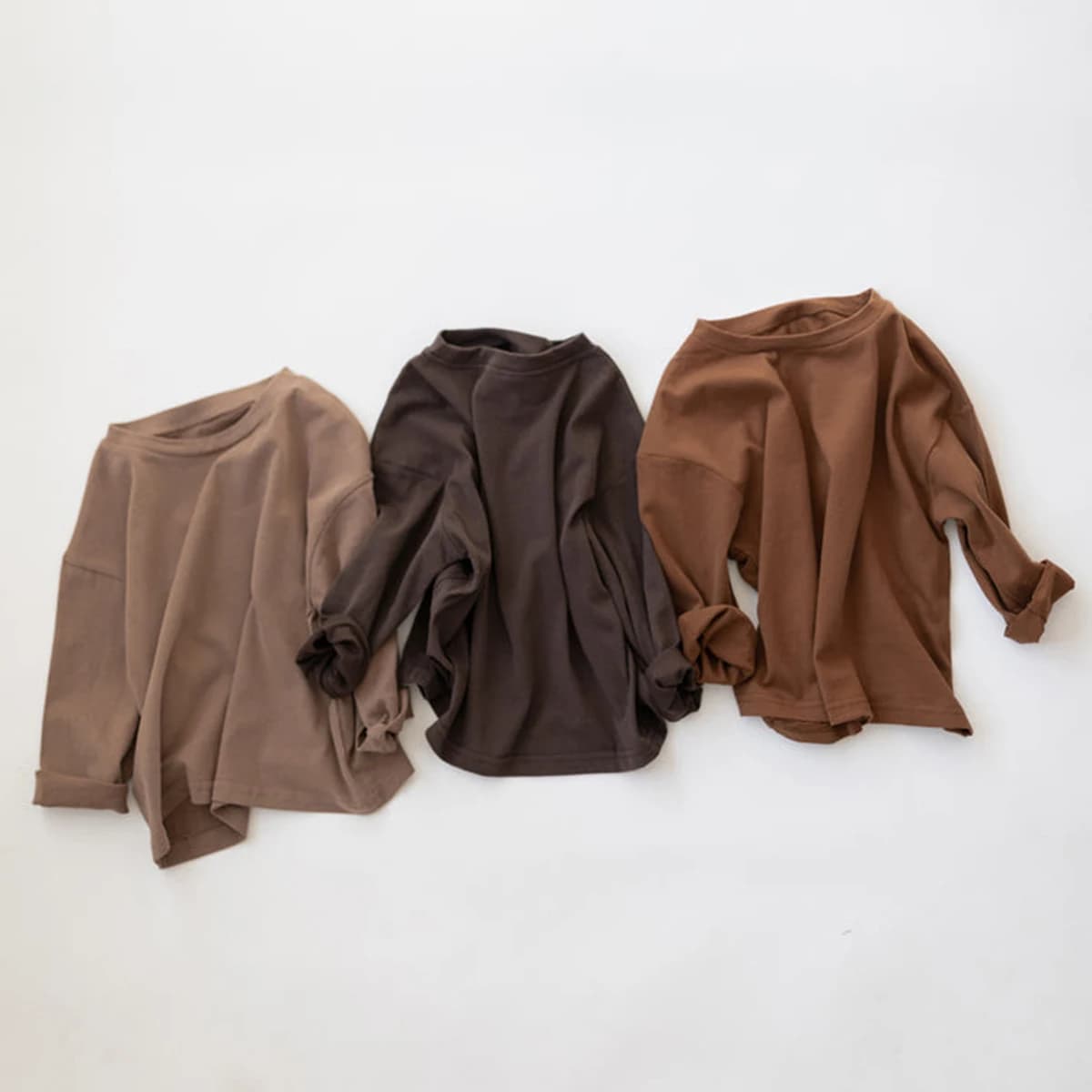 INS Baby Boys Basic Tee Long Sleeve T-shirts Pure Cotton Baby Girl Tops Kids T-shirt Cotton Spring Tee Shirts Baby Boy Clothes