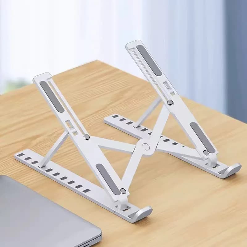 Foldable Laptop Stand Cooling Notebook Bracket Adjustable Ergonomic Laptop Support Base Holder Laptop Tablet Accessories Stands