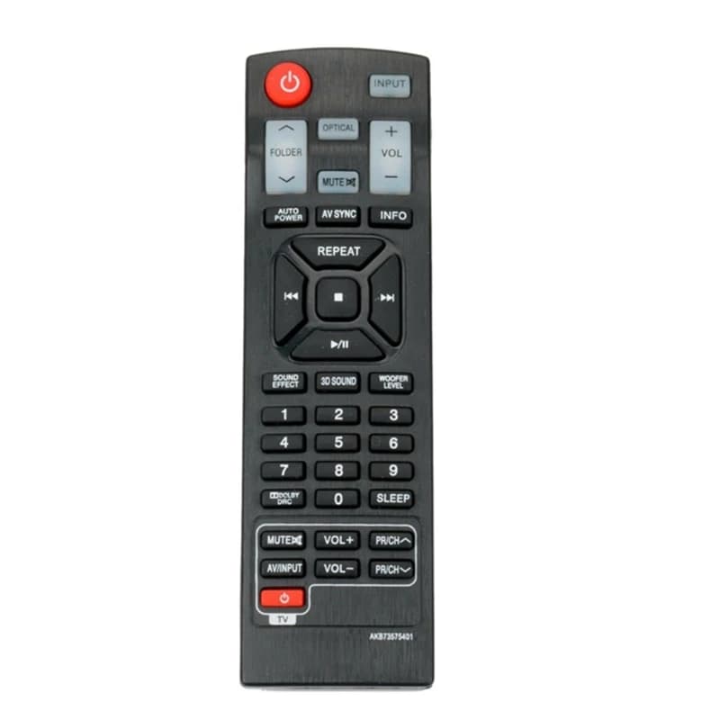 AKB73575401 Remote Applicable for L-GWireless Sound Bar NB5540 NB4540 NB3530A LAP440 Nb4542 NB3520A