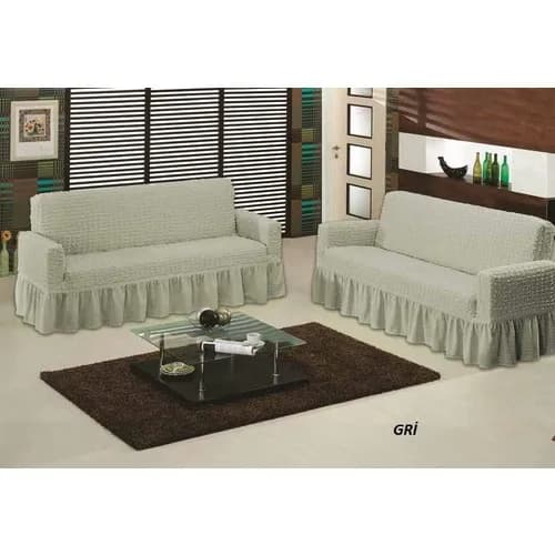 Seat Cover Gossamer Sofa Bed 3 + 3 Gray