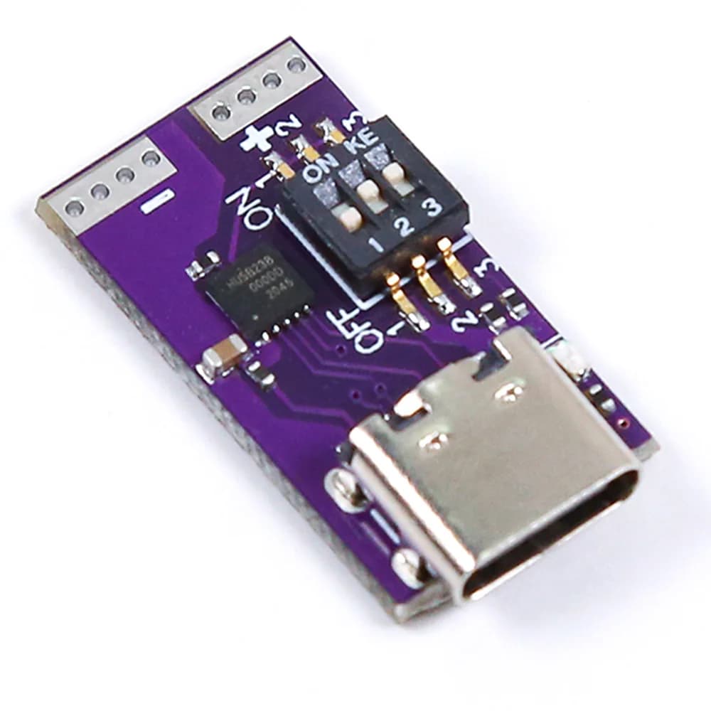 100W Type-C PD Fast Charger Decoy Board 5V 9V 12V 15V 20V 5A Fixed Output Power Charging Module for DC Laptop Motor LED Light