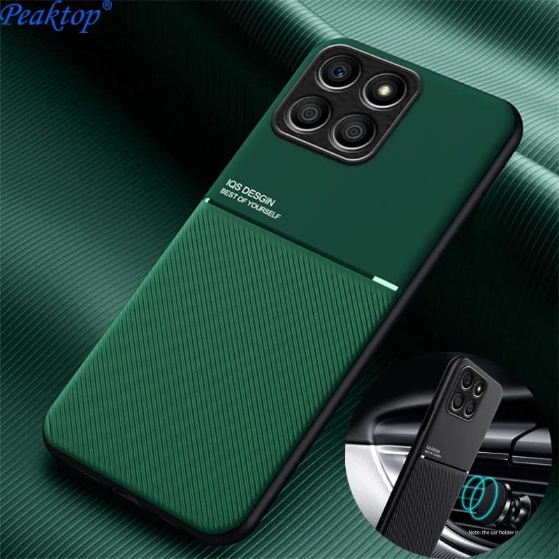 For Honor X8 5G Case Shockproof Bumper Phone Case For HonorX8 Honer Honar Xonor X8 X 8 5G Car Magnetic Holder Leather Back Cover