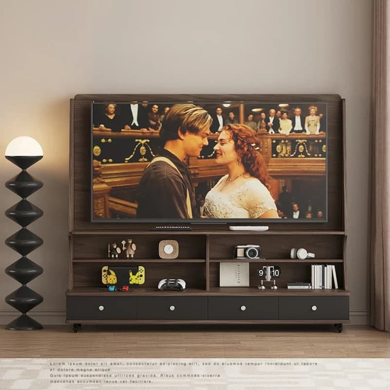 Nordic Modern Storage Tv Cabinet Wheel Living Room Drawer Stand Cabinet Shelf Home Meuble Television Salon Furniture For Tv