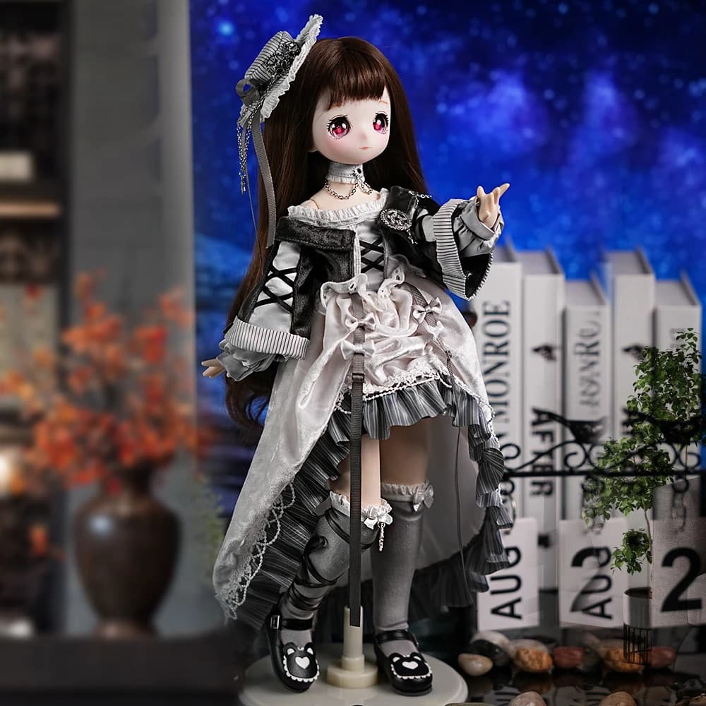 ICY DBS 1/4 BJD Fantasy Fairy Doll Anime Toys Mechanical Jointed Body White Skin Doll Including Clothes Shoes 40cm SD