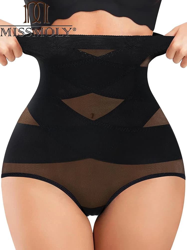High Waisted Shapers Control Panties Slimming Abdomen Tummy Control Waist Trainer Shapewear Butt Lifter Underwear Body Shaper