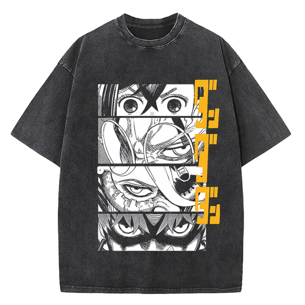 Dandadan Okarun T-shirt Men Japanese Anime T Shirt Cartoon High Quality Cotton EU Size Tshirt Aesthetic Fashion Tee Male