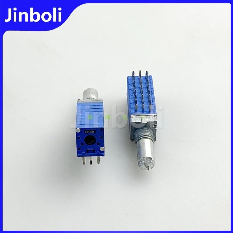 1PCS RK09 Type 8-link Precision Potentiometer C100K Amplifier Audio multi-channel Stereo Volume Control
