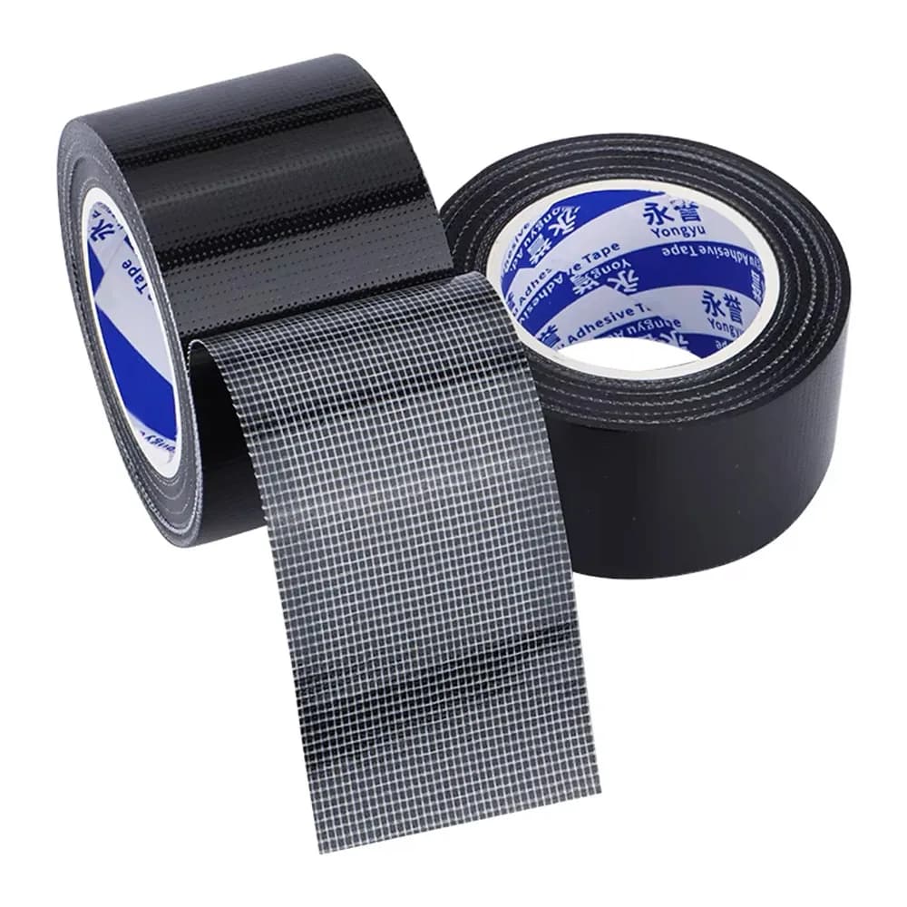 Black Cloth Based Tape Waterproof Heavy-Duty Pipe Single-Sided Tear-Proof Strong Adhesive Floor Duct Home Adhesive Bun Fixed