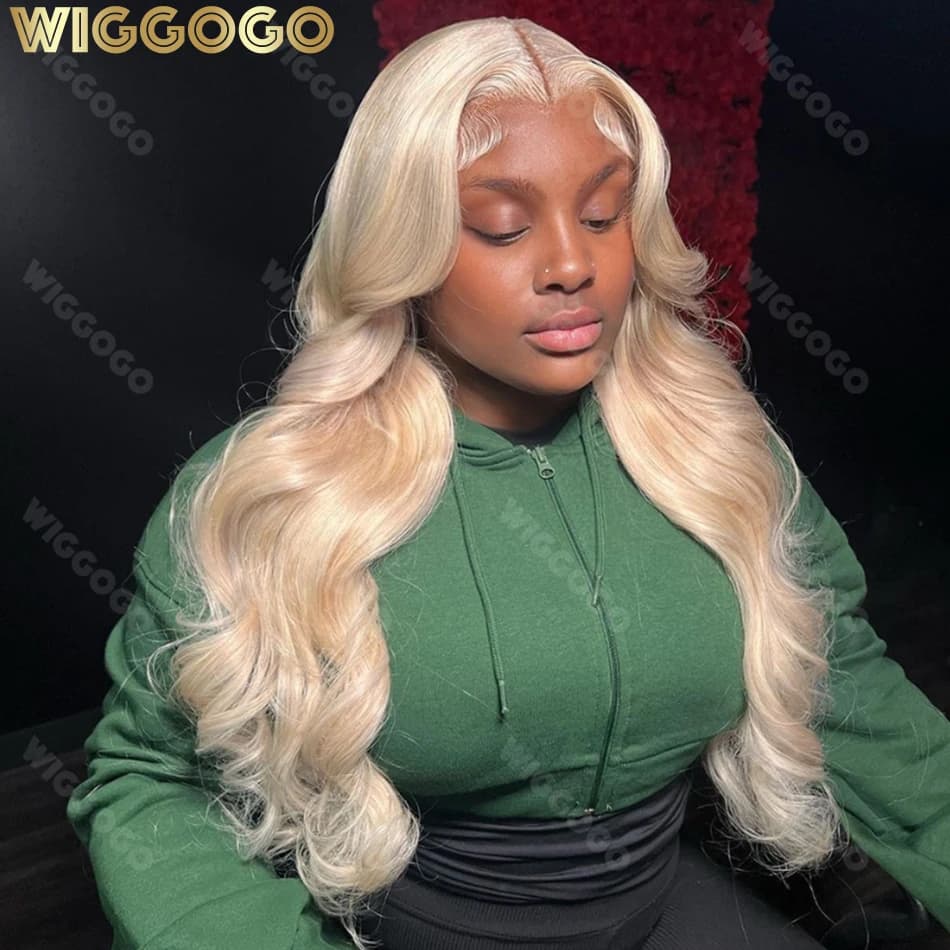 Wiggogo Blonde Lace Front Wig Human Hair Wig 613 Hd Lace Frontal Wig 13X4 13X6 Body Wave Human Hair Wigs Hd Lace Wigs