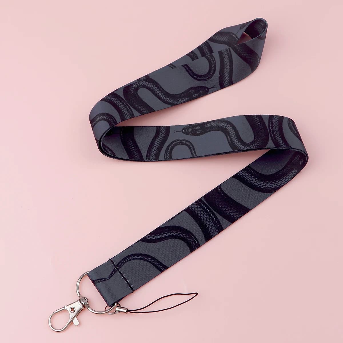 Gothic Snake Lanyards for Keys Neck Strap ID Card Gym Cell Phone Straps USB Badge Holder DIY Hang Rope Phone Accessories