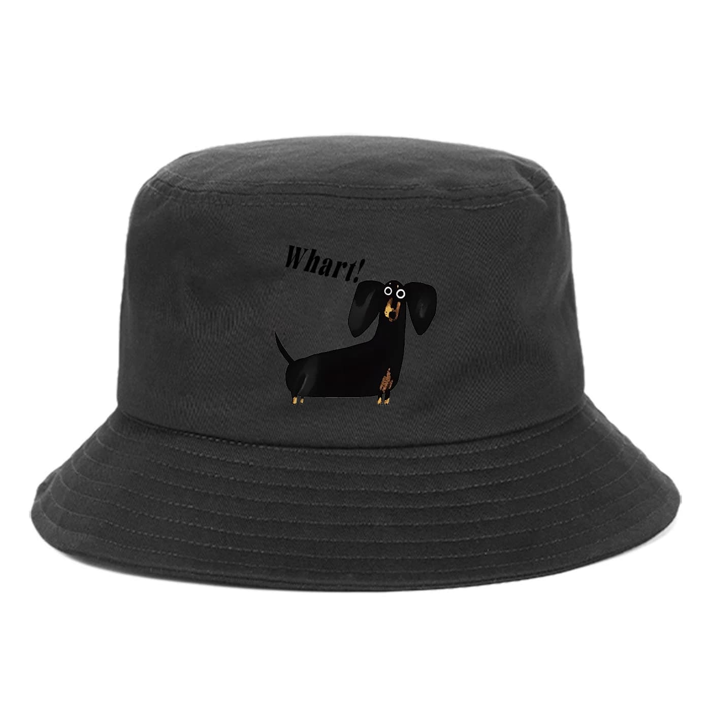 Men's Fisherman Whart Dog Letter Prints Outdoor Cotton Beach Hats Summer Street Men And Women Hat Couple Casual Sun Cap