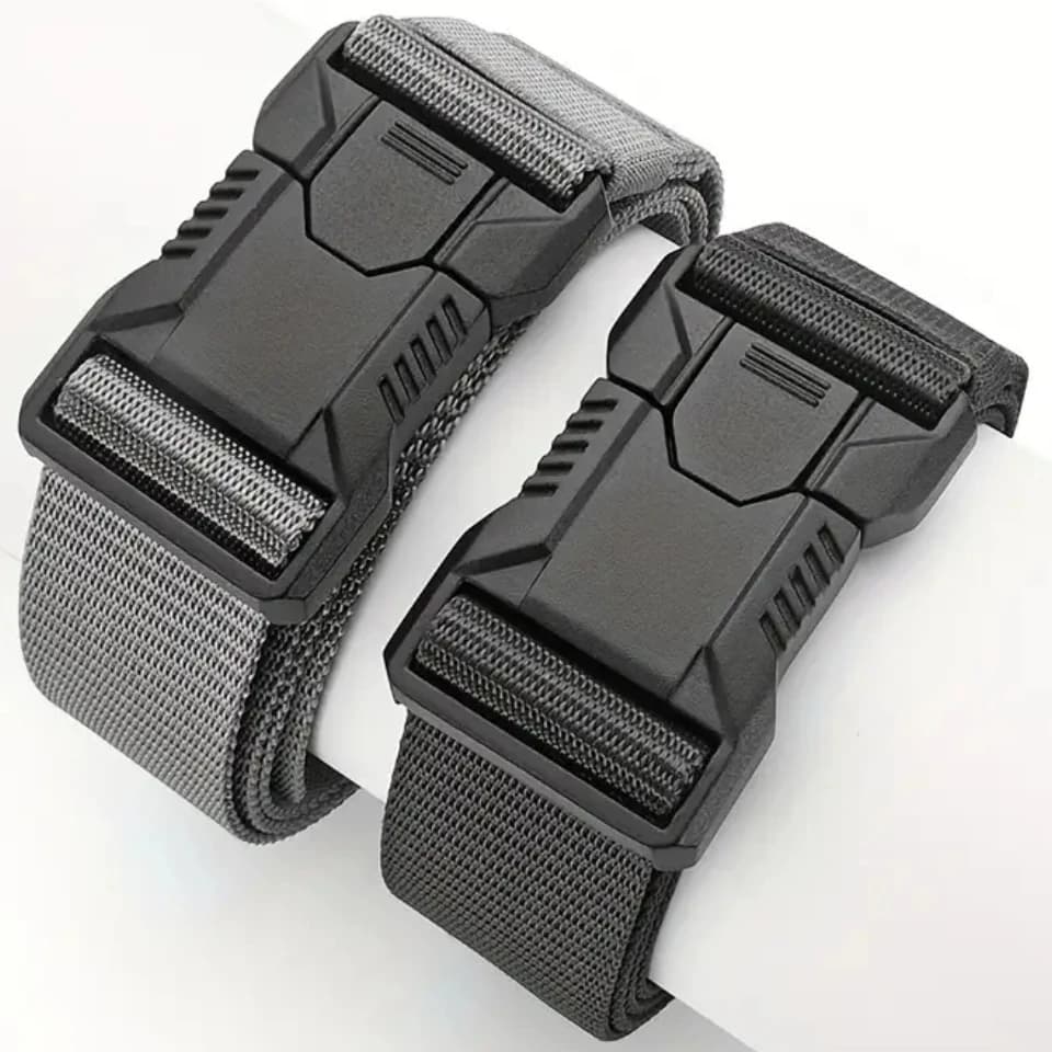 The New Men's 125cm  Quick Release Pluggable Buckle Men Belt Breathable Outdoors Belts For Men Pants Belt