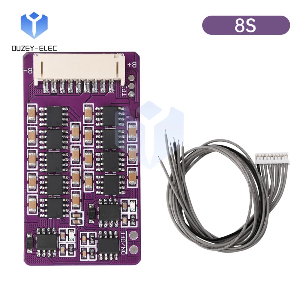 6S 7S 8S 1.5A  Capacitive Active Equalisation Module Lithium Battery Charging Protection Board Battery Management System