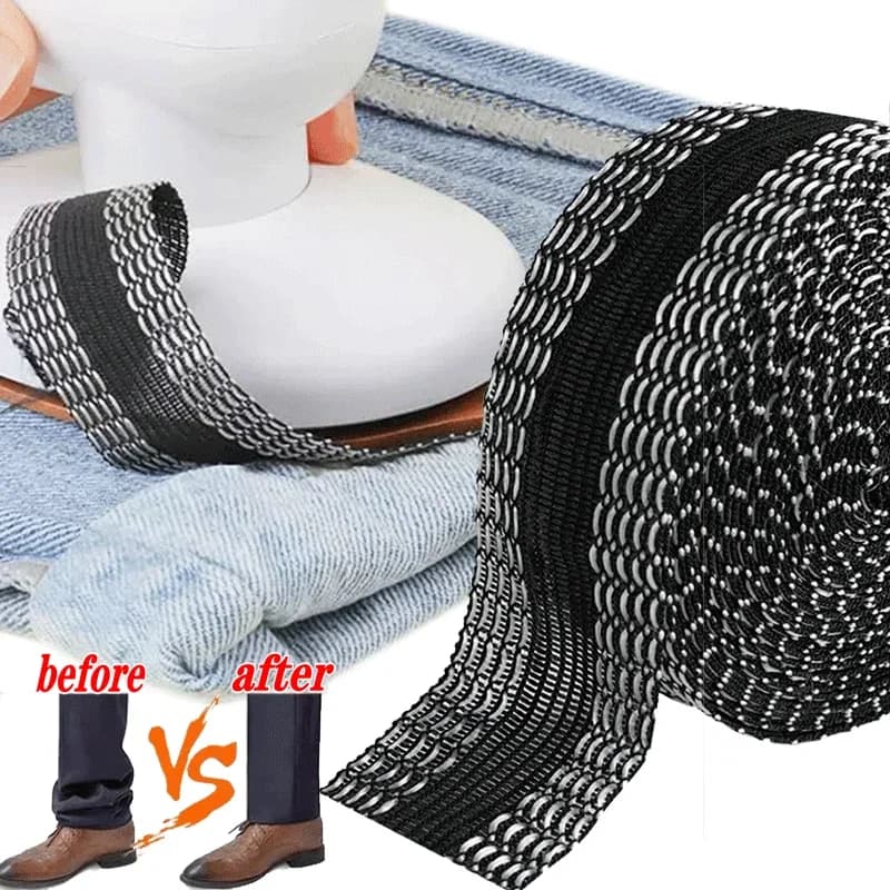 1-5M Self-Adhesive Pants Paste Iron on Pants Edge Shorten Repair Pants for Jean Clothing Jean Pants Apparel DIY Sewing Fabric