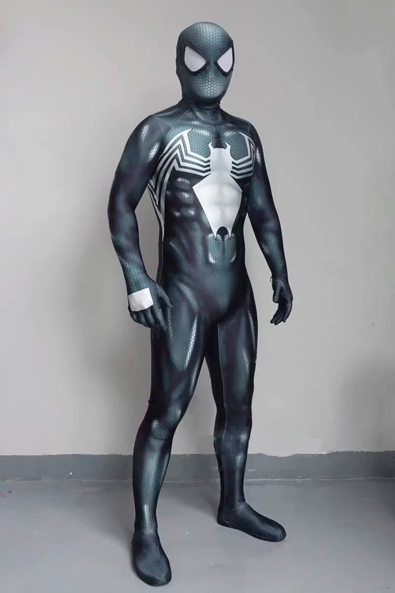 Halloween Adults New Venom Symbiote Spider Suit Superhero Cosplay Costume Full Bodysuit Zentai Second Skin Man Party Jumpsuit