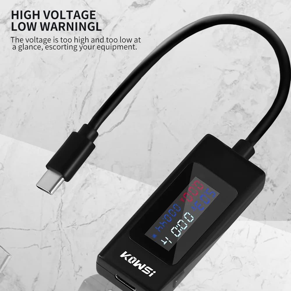 3 in 1 USB Current Voltage Charging Detector Tester Digital   Battery Voltmeter Ammeter Charger Doctor Monitor